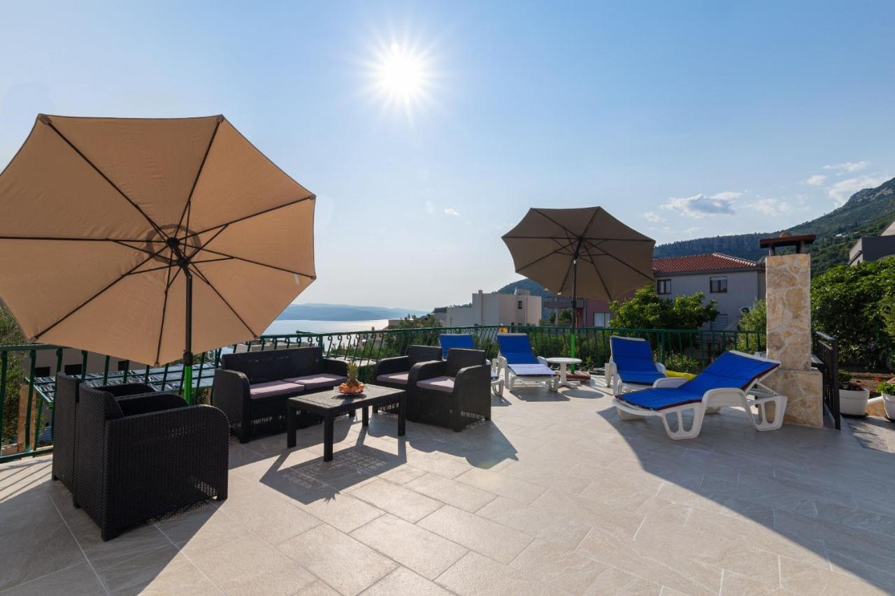 Navis Sea View Apartment With Pool Makarska Exterior photo