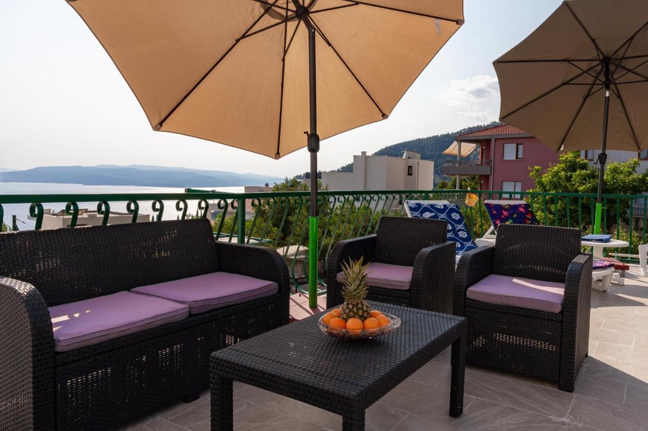 Navis Sea View Apartment With Pool Makarska Exterior photo